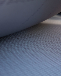 Detail der Wohlfühlunterlage der James Baroud Dachzelte. Von oben.