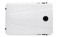 James Baroud Hartschalen-Dachzelt Evasion weiß Produktfoto. Oberseite bzw. Dach des Dachzeltes mit Lüfter.