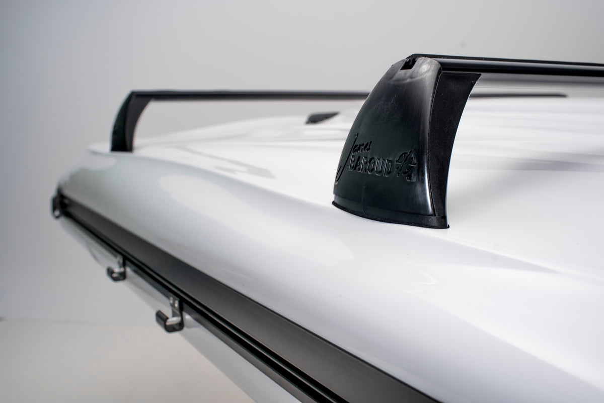 Detailbild der Querträger auf dem Odyssey Dachzelt.