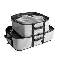 James Baroud Aufbewahrungsbox in er Größe 24L und 36L. mit einzelnen Fächern und Transparentem Deckel.