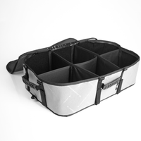 James Baroud Aufbewahrungsbox in er Größe 36L. mit einzelnen Fächern und Transparentem Deckel.