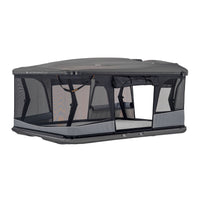 Detail James Baroud Hartschalen-Dachzelt Odyssey offen Dunkelgrau